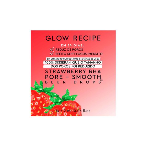 PRIMER DE TRATAMENTO COM BHA GLOW RECIPE STRAWBERRY PORE-SMOOTH